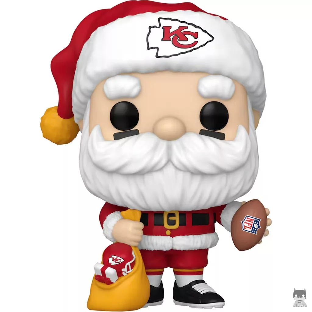 Figurine Funko POP Père Noël Kansas City Chiefs (NFL)