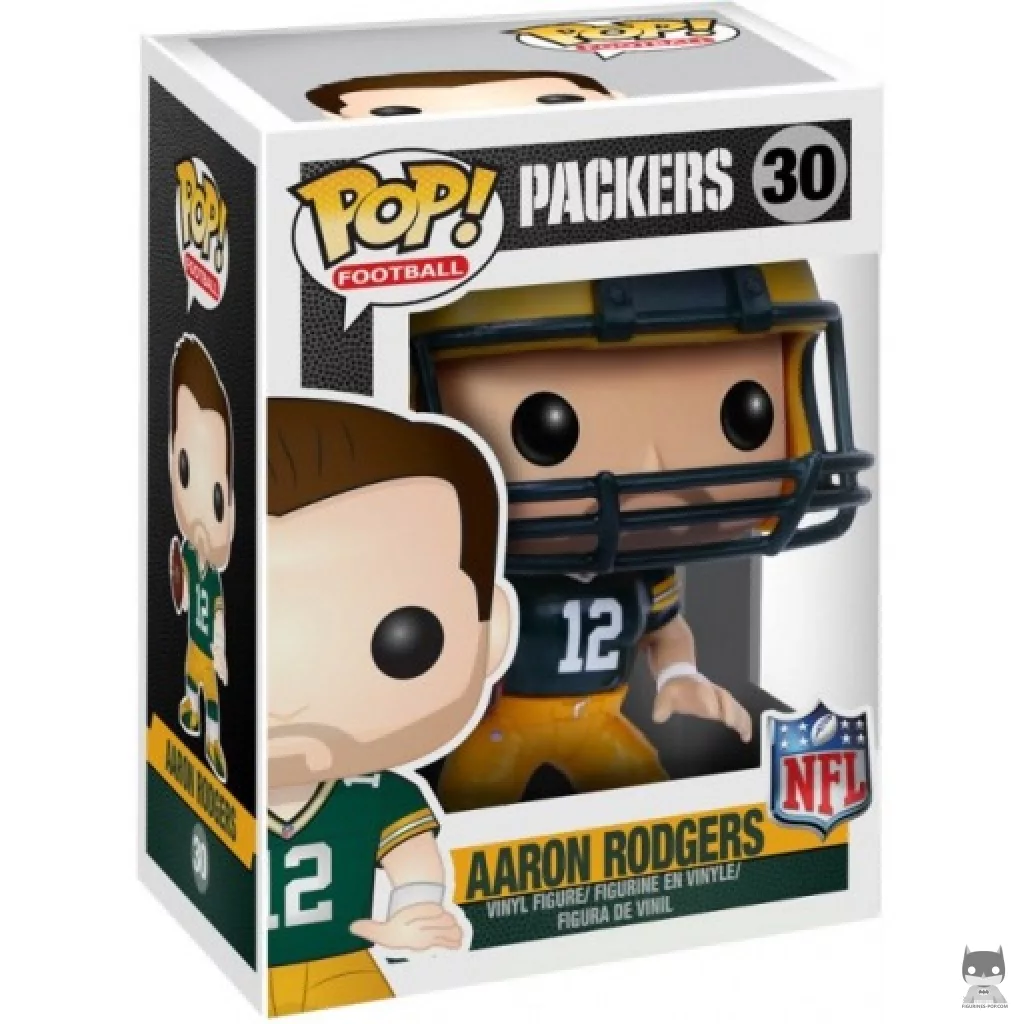 Figurine Funko POP Aaron Rodgers avec boîte