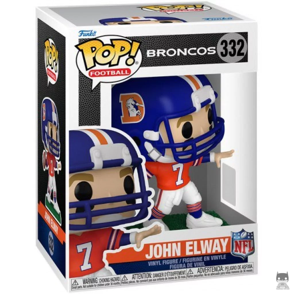 Figurine Funko POP John Elway avec boîte