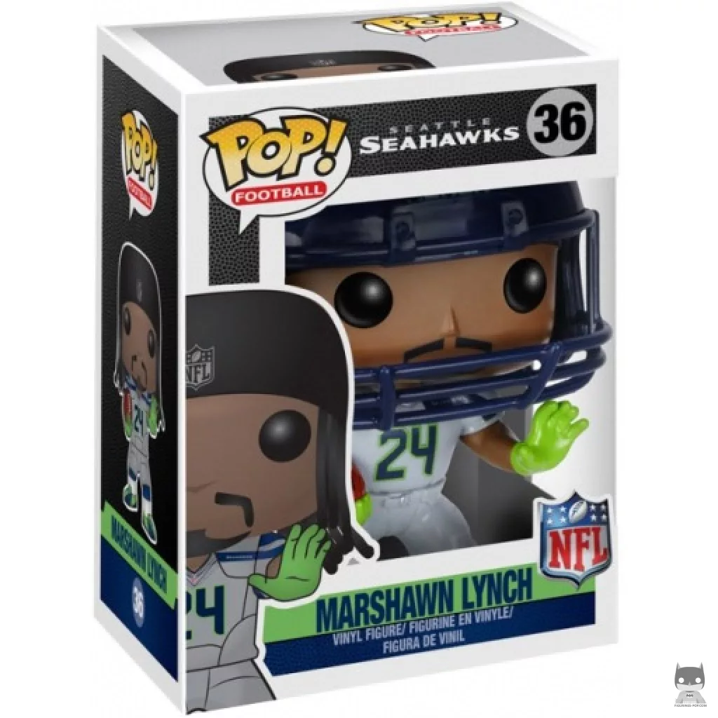 Figurine Funko POP Marshawn Lynch avec boîte