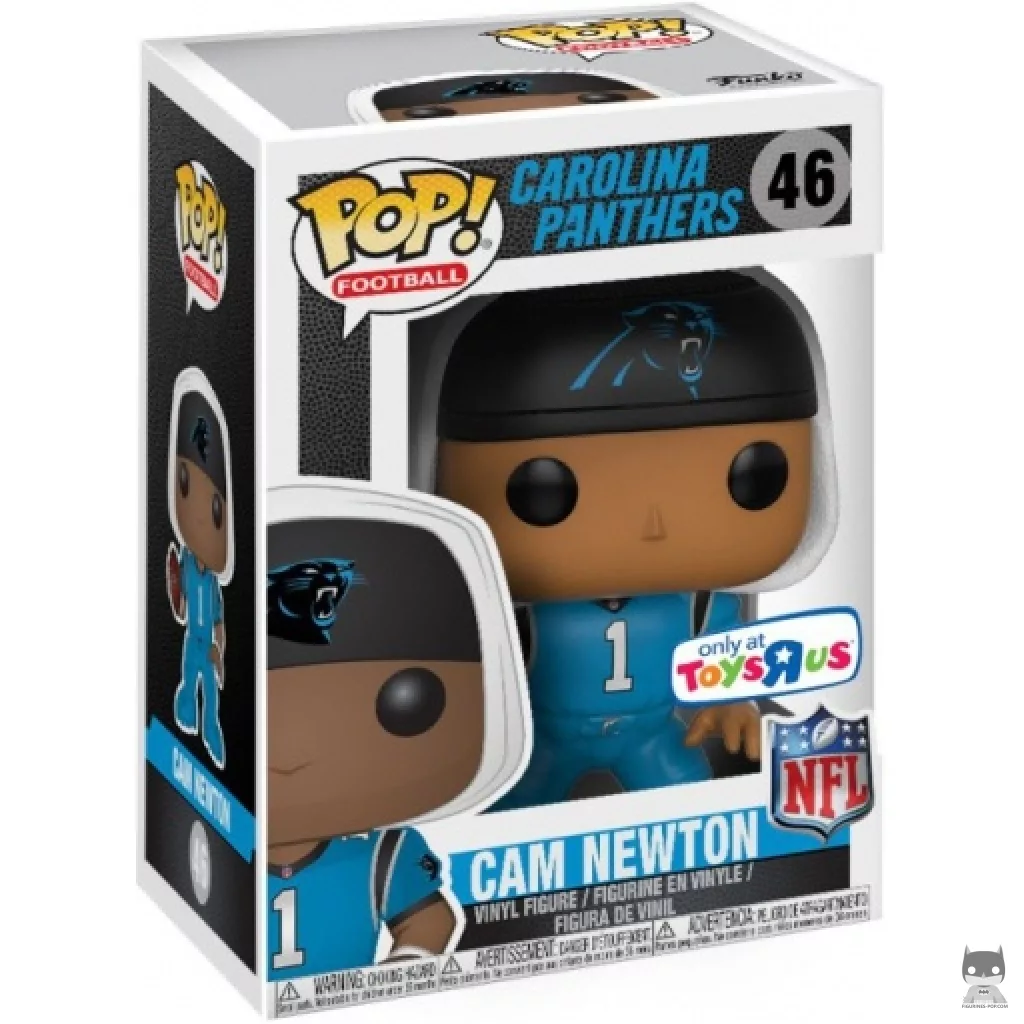 Figurine Funko POP Cam Newton (Maillot Bleu) avec boîte
