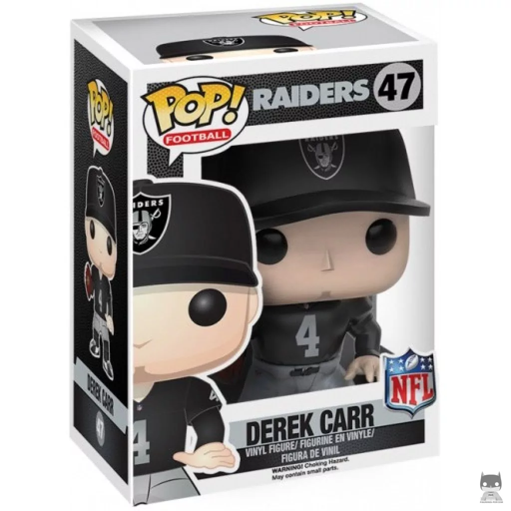 Figurine Funko POP Derek Carr avec boîte