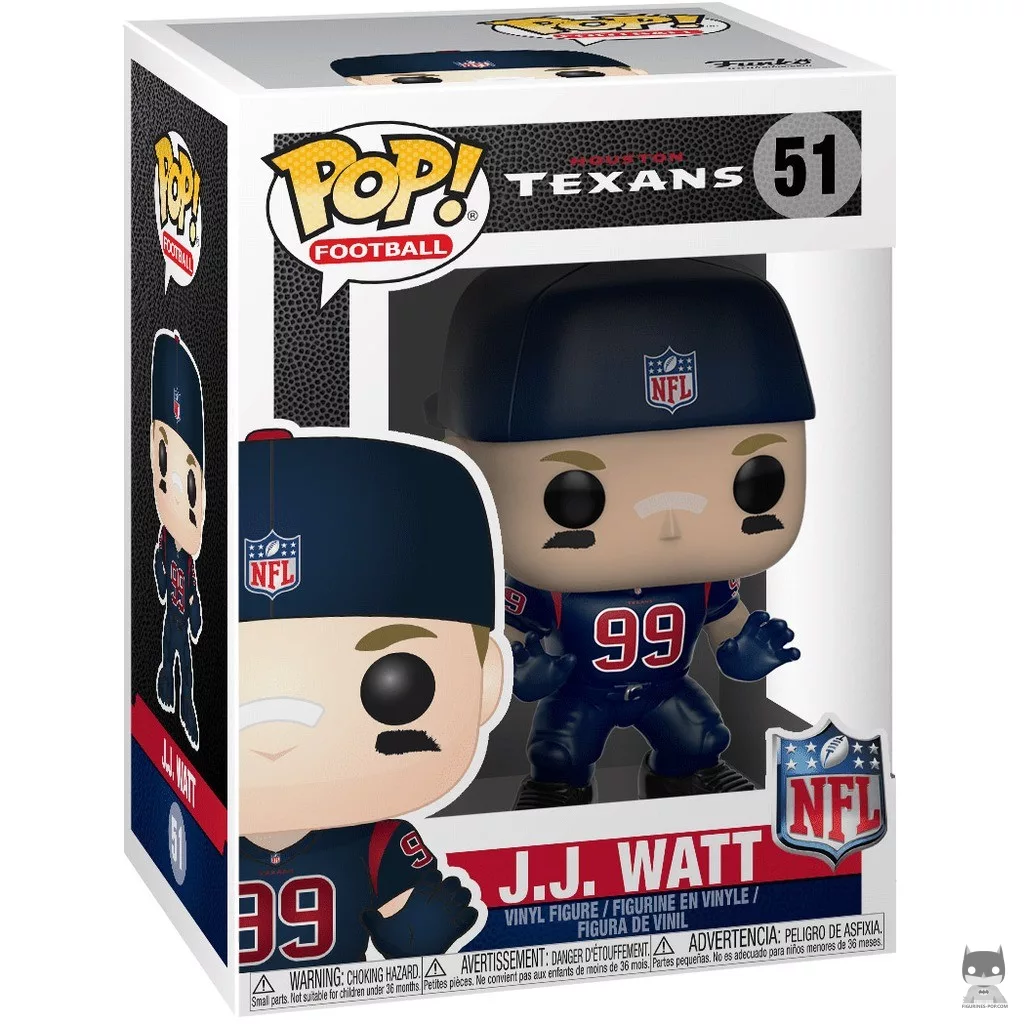 Figurine Funko POP JJ Watt avec boîte