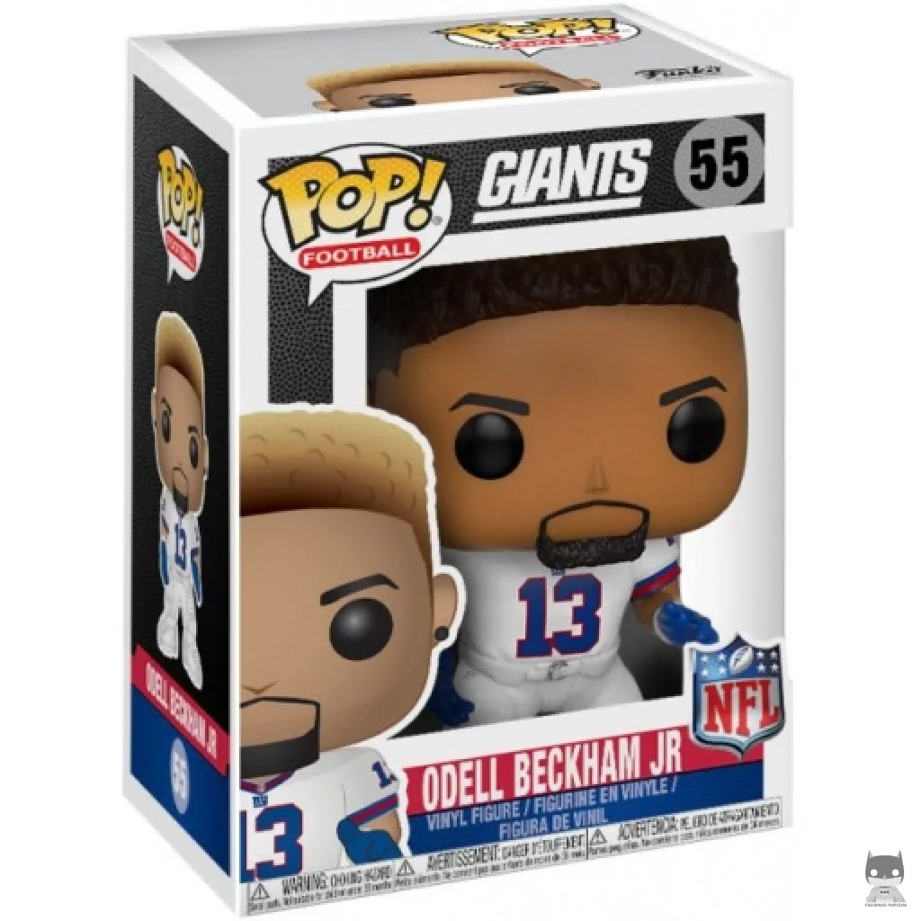 Figurine Funko POP Odell Beckham Jr. (Giants Color Rush) avec boîte