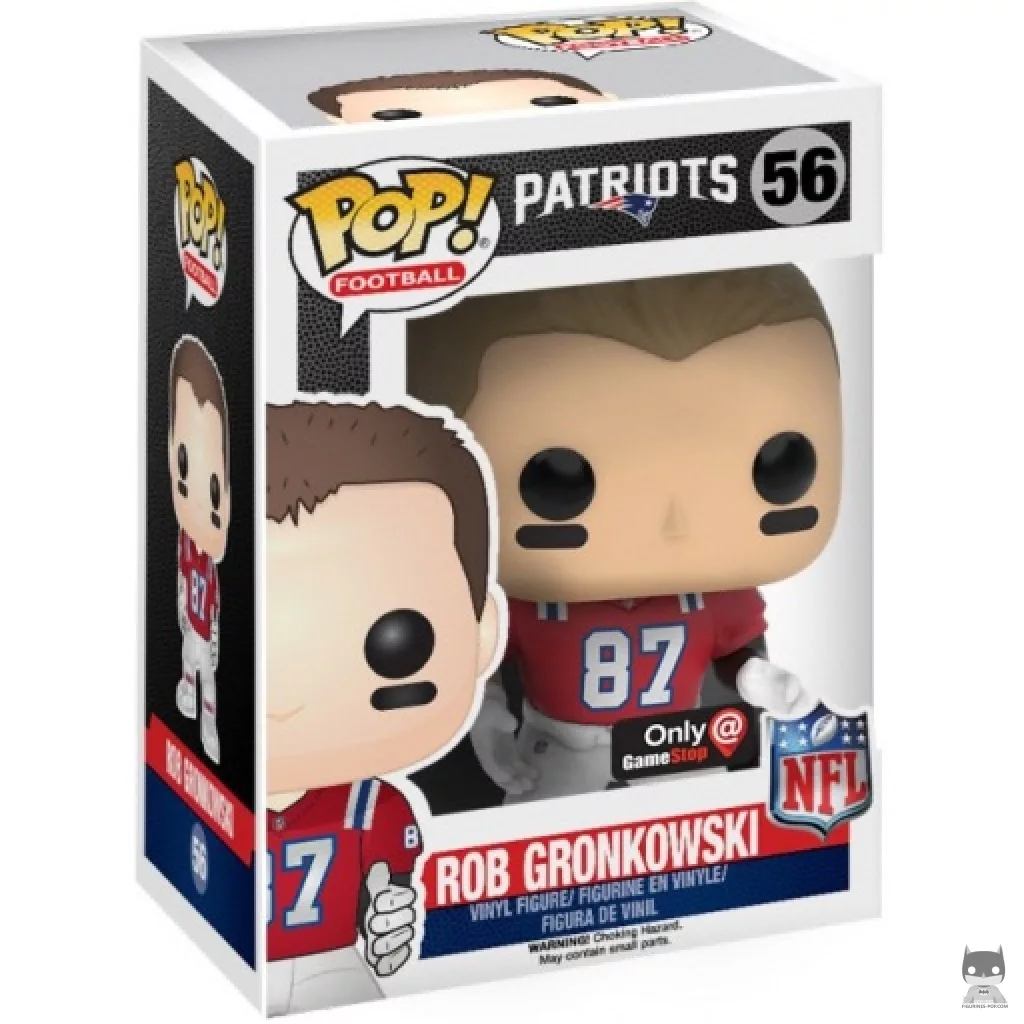 Figurine Funko POP Rob Gronkowski (Maillot Retro) avec boîte