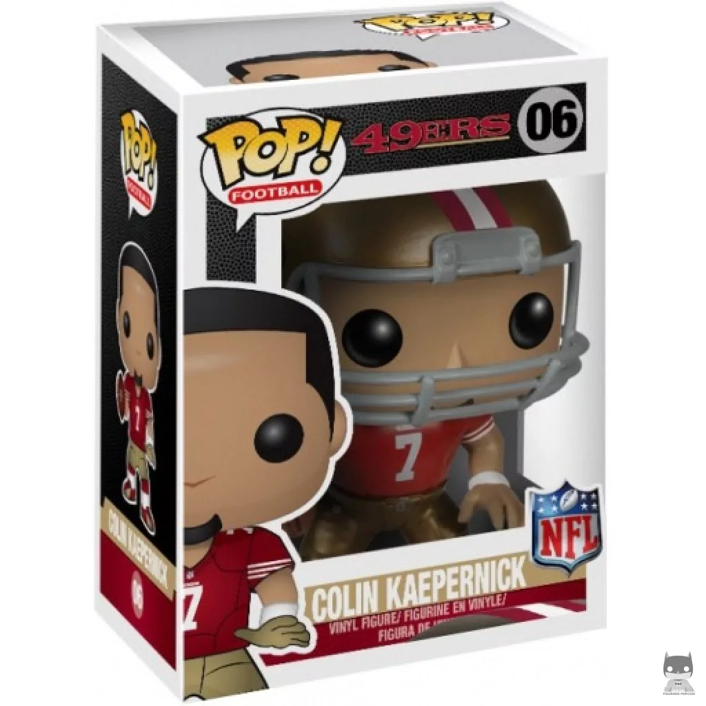 Figurine Funko POP Colin Kaepernick avec boîte