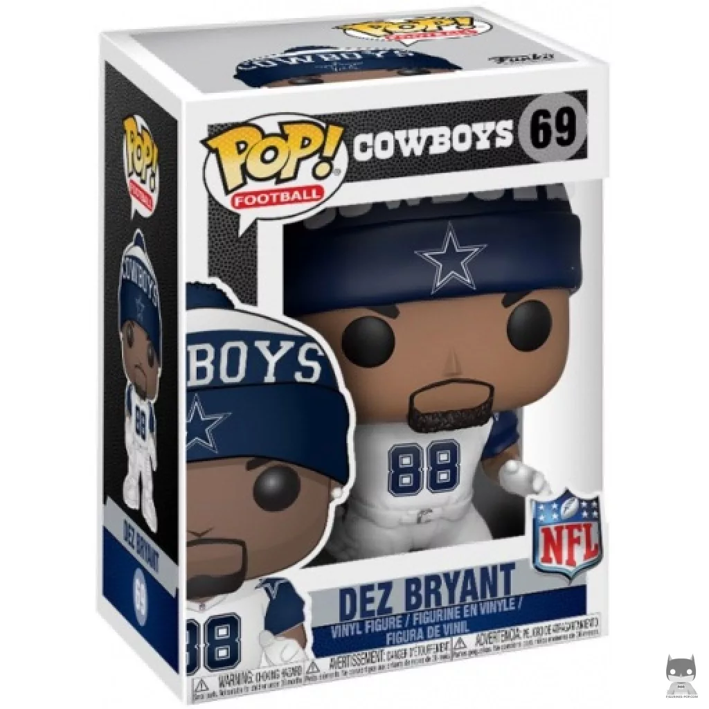 Figurine Funko POP Dez Bryant (Cowboys Color Rush) avec boîte
