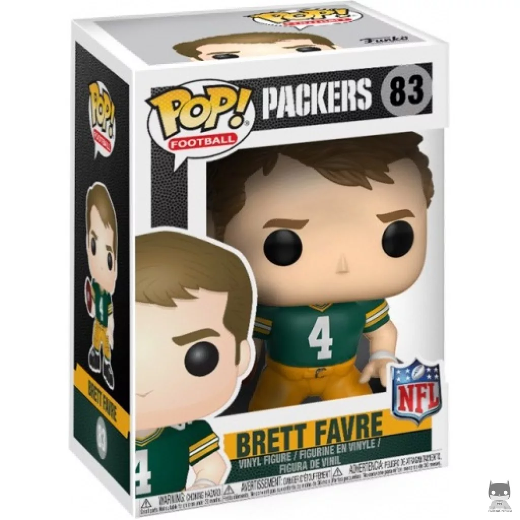 Figurine Funko POP Brett Favre (Green Bay Home) avec boîte