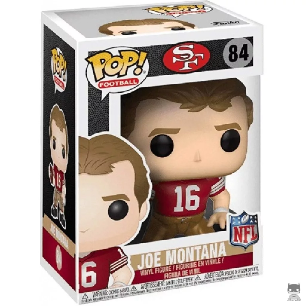 Figurine Funko POP Joe Montana avec boîte