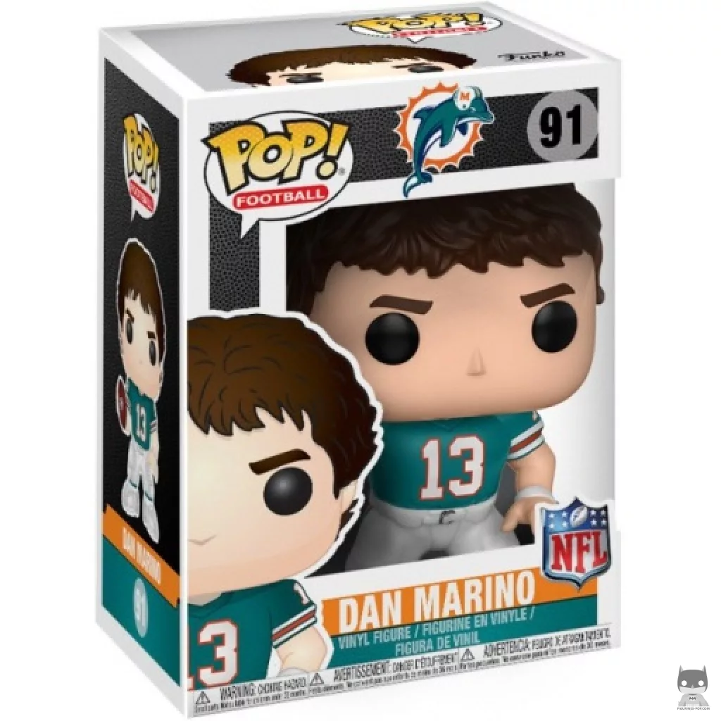 Figurine Funko POP Dan Marino avec boîte