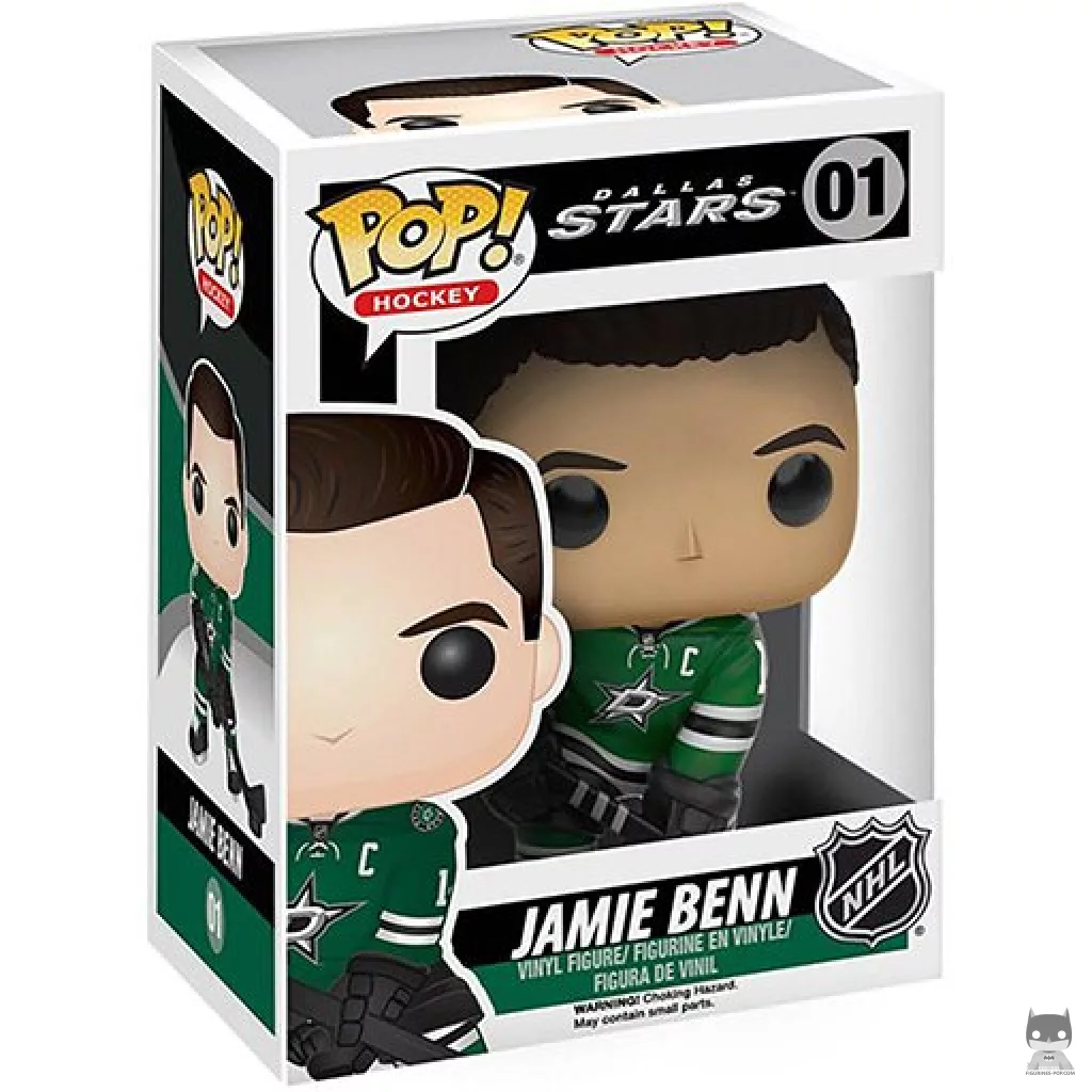 Figurine Funko POP Jamie Benn avec boîte