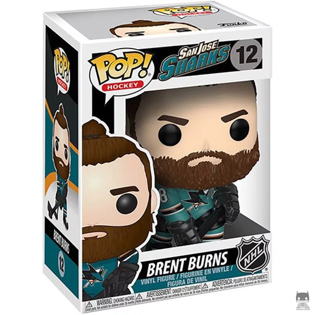 Figurine Funko POP Brent Burns avec boîte