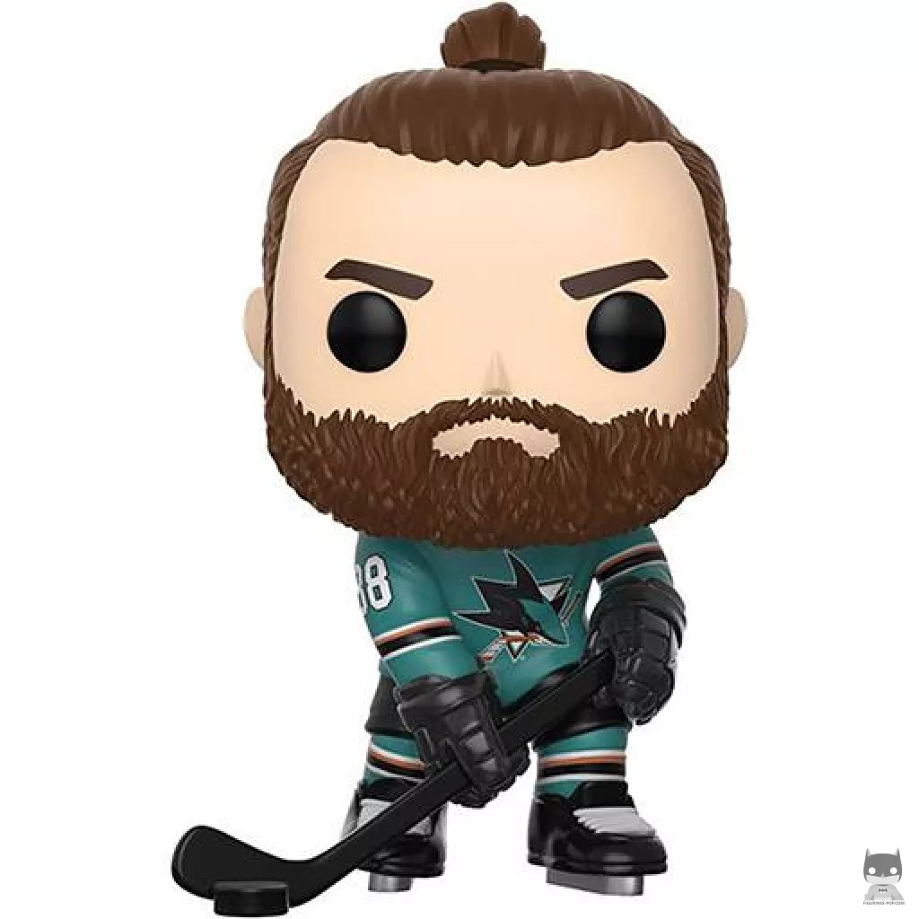 Figurine Funko POP Brent Burns (NHL : Ligue Nationale de Hockey)