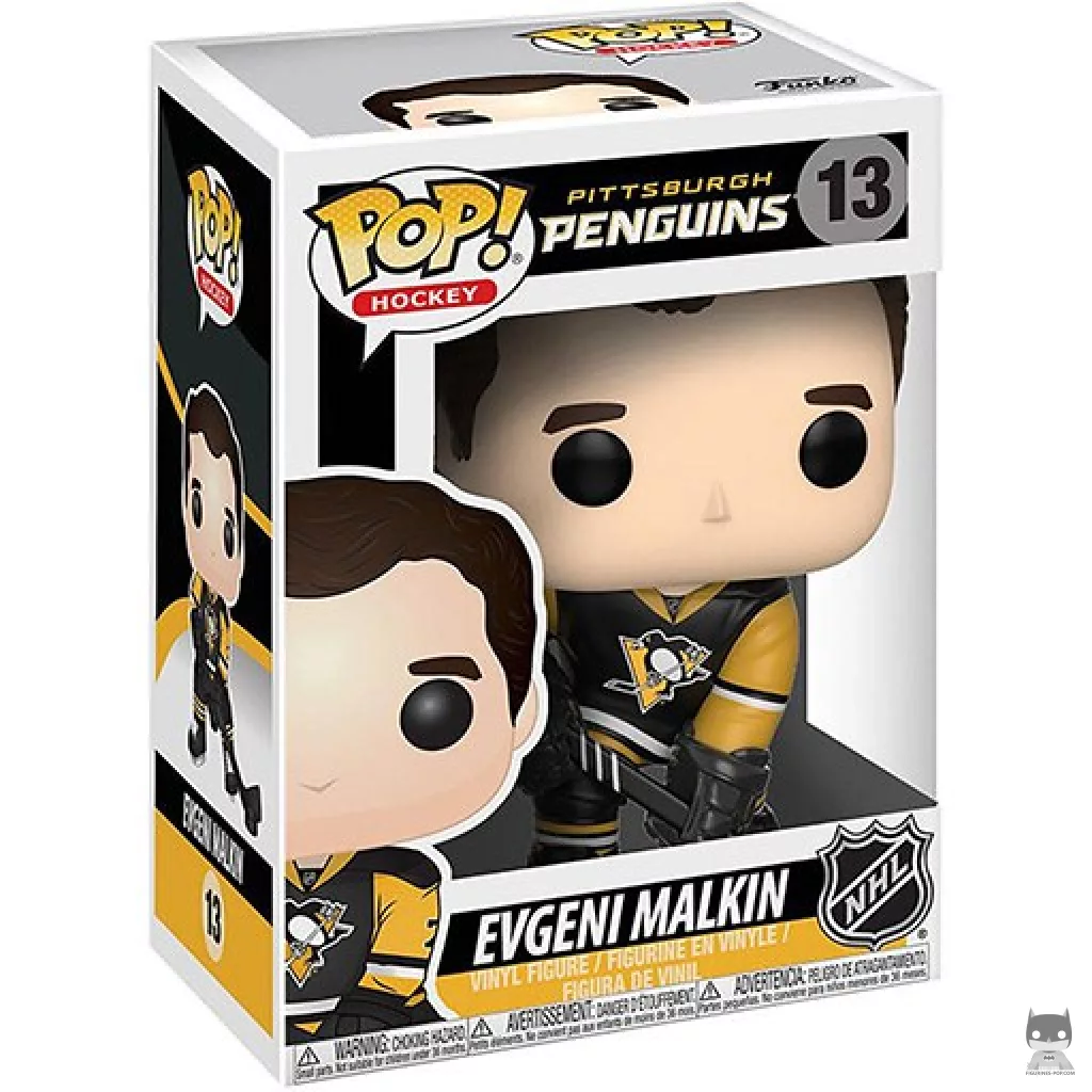 Figurine Funko POP Evgeni Malkin avec boîte