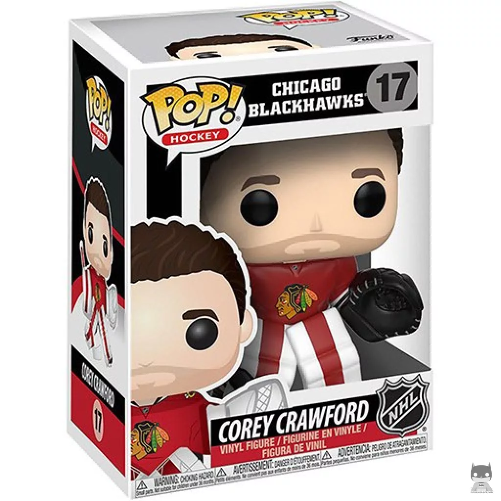 Figurine Funko POP Corey Crawford avec boîte