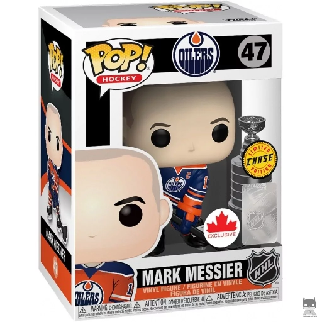Figurine Funko POP Mark Messier (Chase) avec boîte