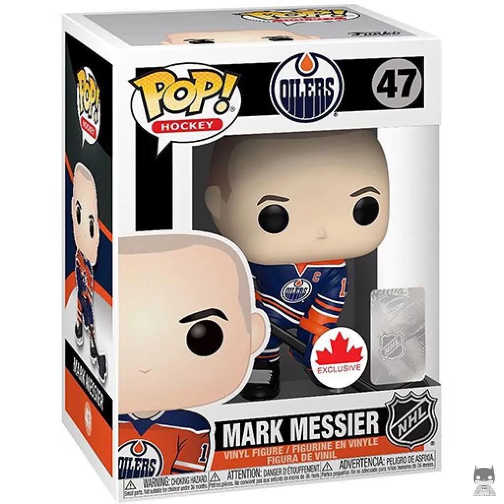 Figurine Funko POP Mark Messier avec boîte