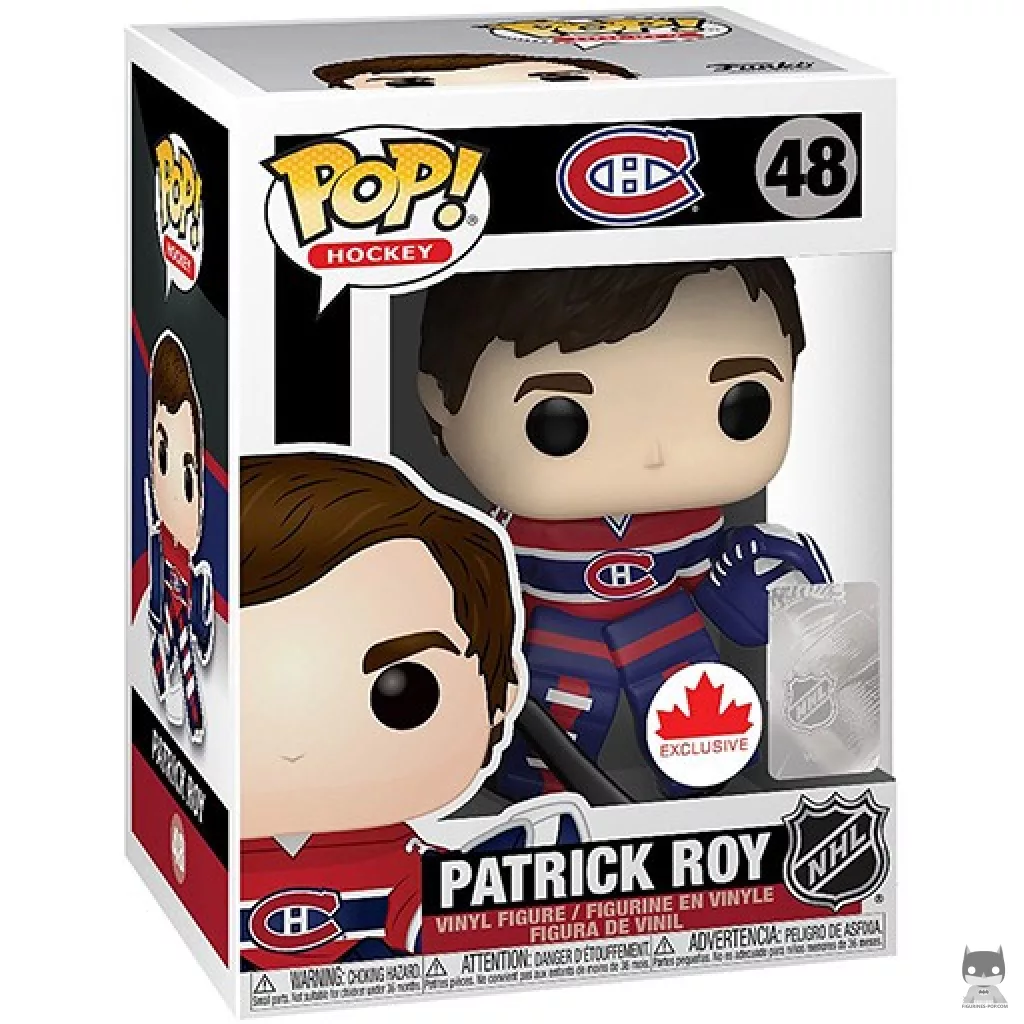 Figurine Funko POP Patrick Roy avec boîte