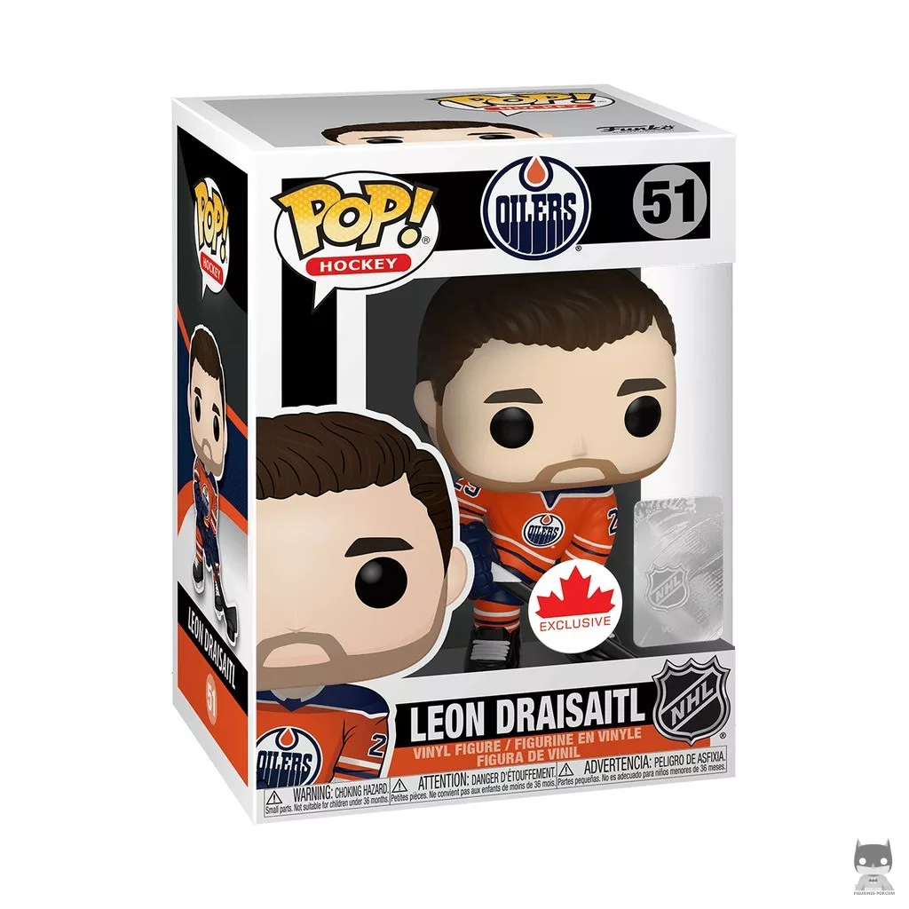 Figurine Funko POP Leon Draisaitl avec boîte