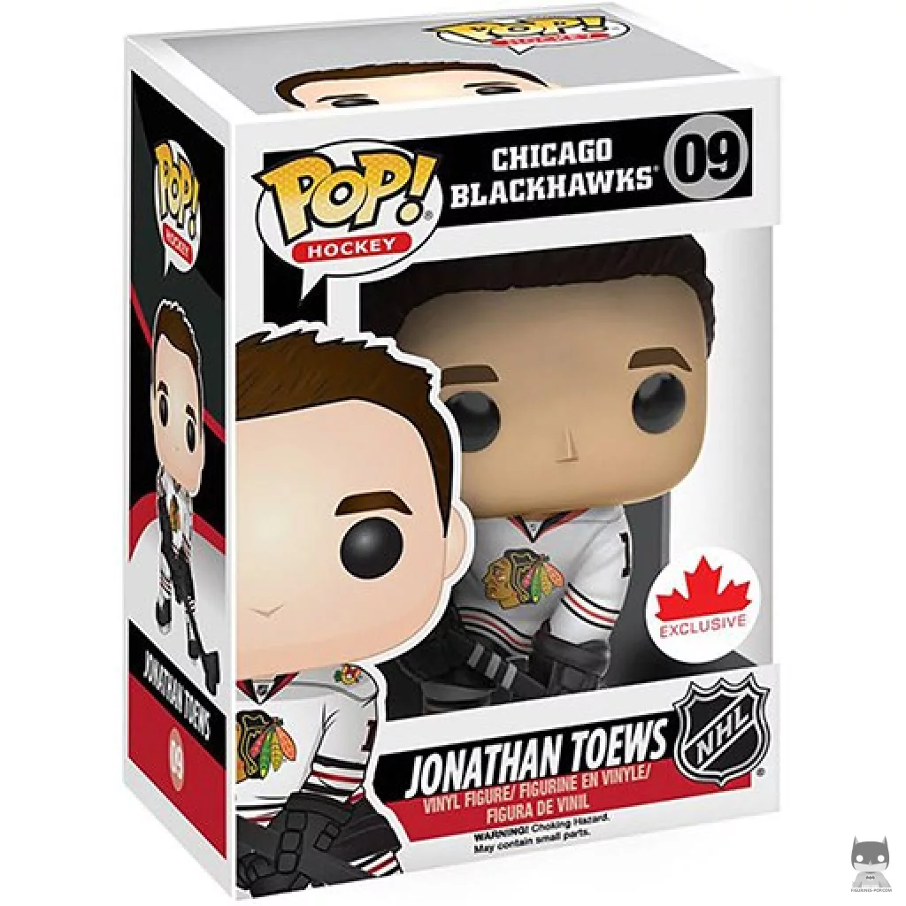 Figurine Funko POP Jonathan Toews (Maillot Extérieur) avec boîte