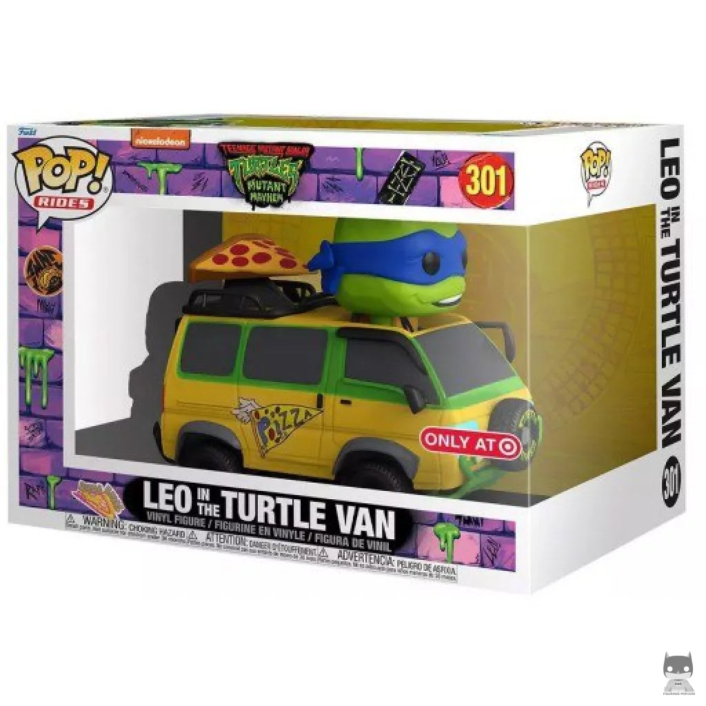 Figurine Funko POP Leonardo dans le Van des Tortues Ninja avec boîte