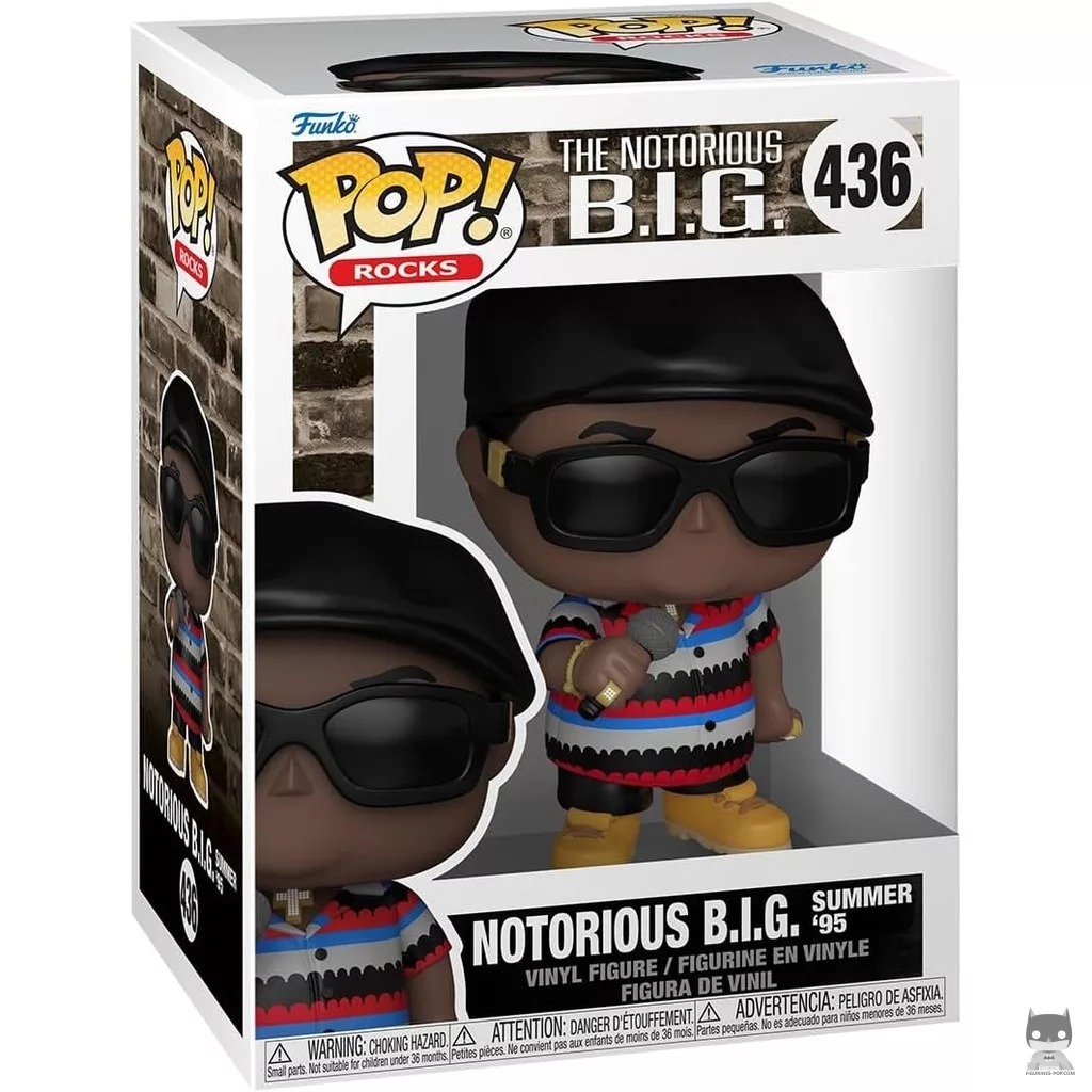 Figurine Funko POP Notorious B.I.G. Summer '95 avec boîte