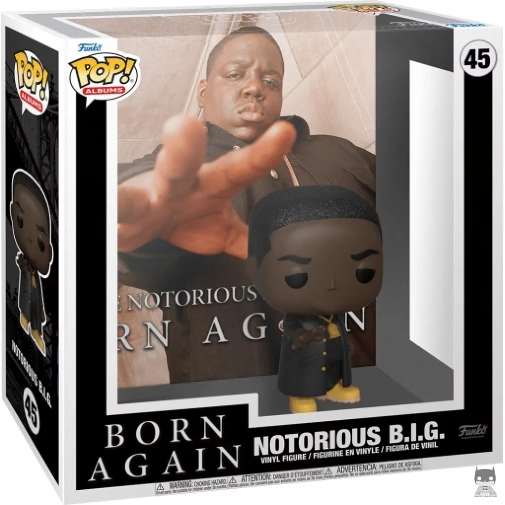 Figurine Funko POP Notorious B.I.G : Born Again avec boîte