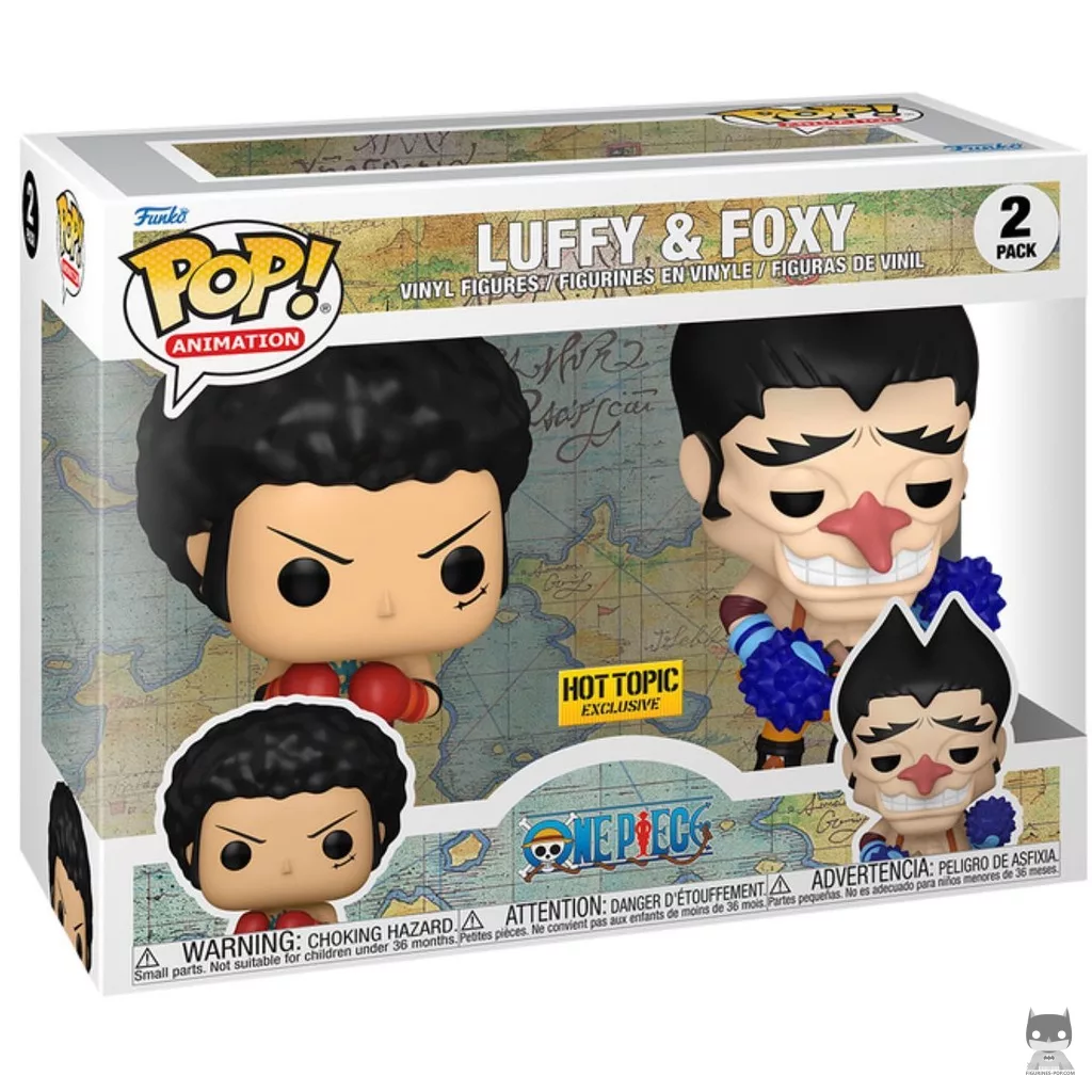 Figurine Funko POP Luffy & Foxy avec boîte