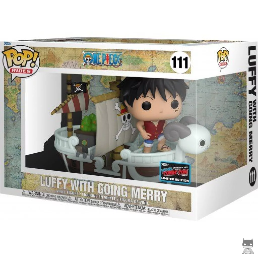 Figurine Funko POP Luffy sur Vogue Merry avec boîte