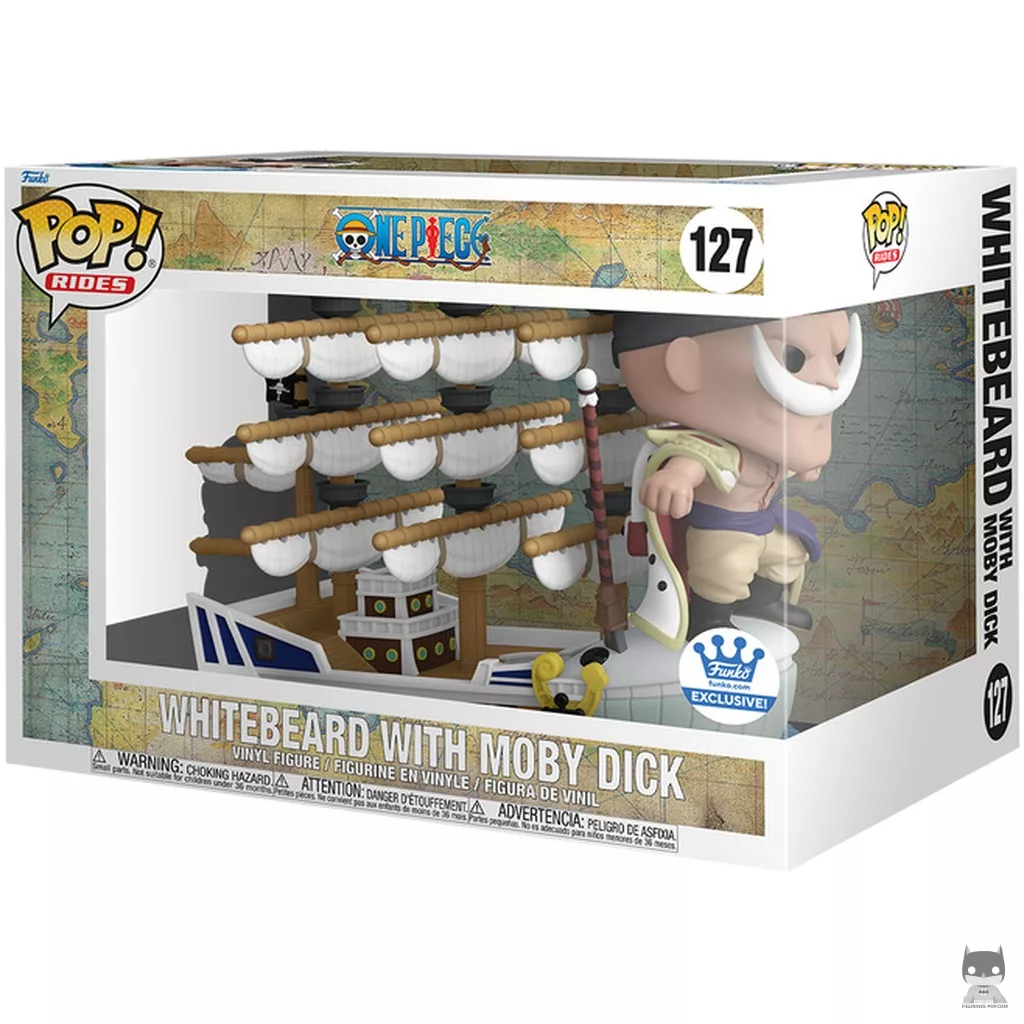 Figurine Funko POP Barbe Blanche avec Moby Dick avec boîte
