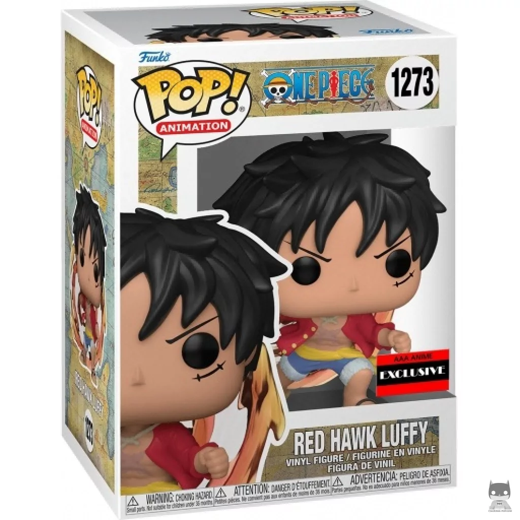 Figurine Funko POP Red Hawk Luffy avec boîte