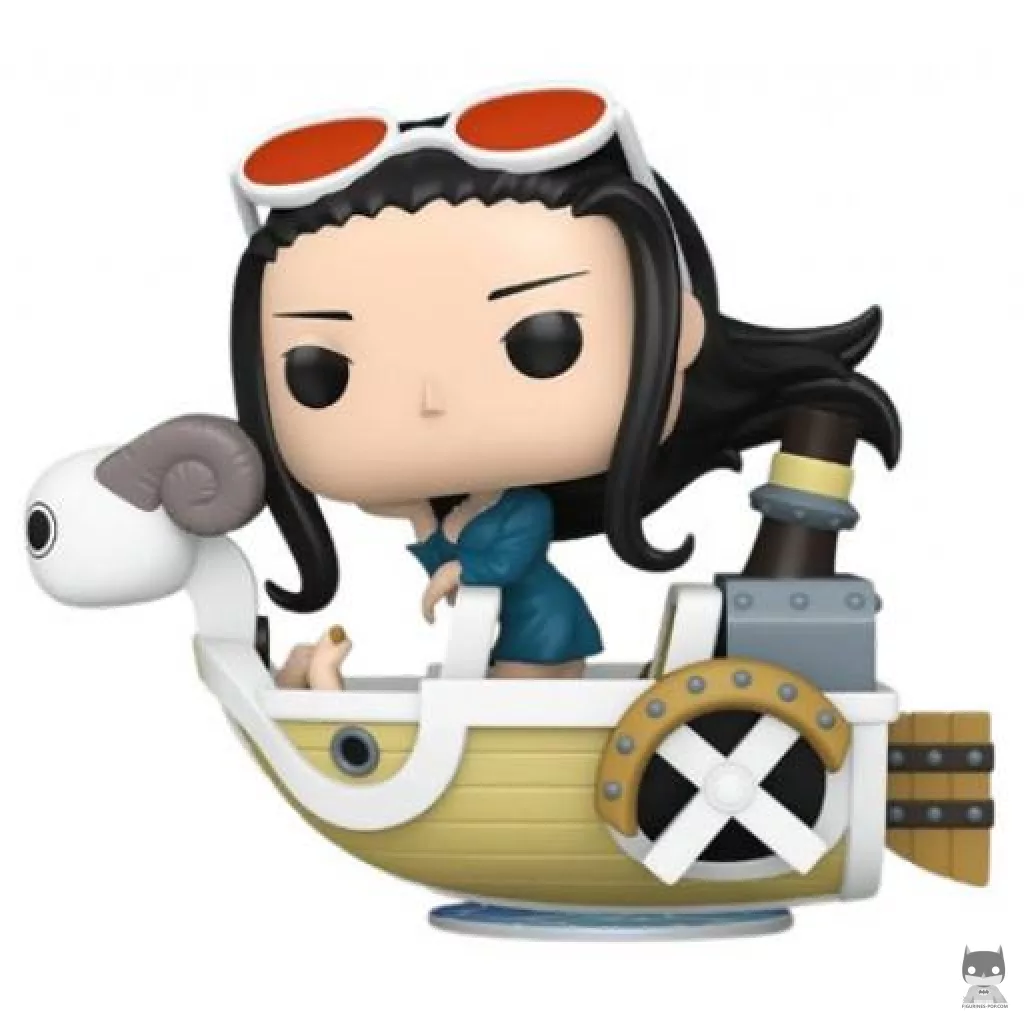 Figurine Funko POP Nico Robin avec Mini Merry II (One Piece)