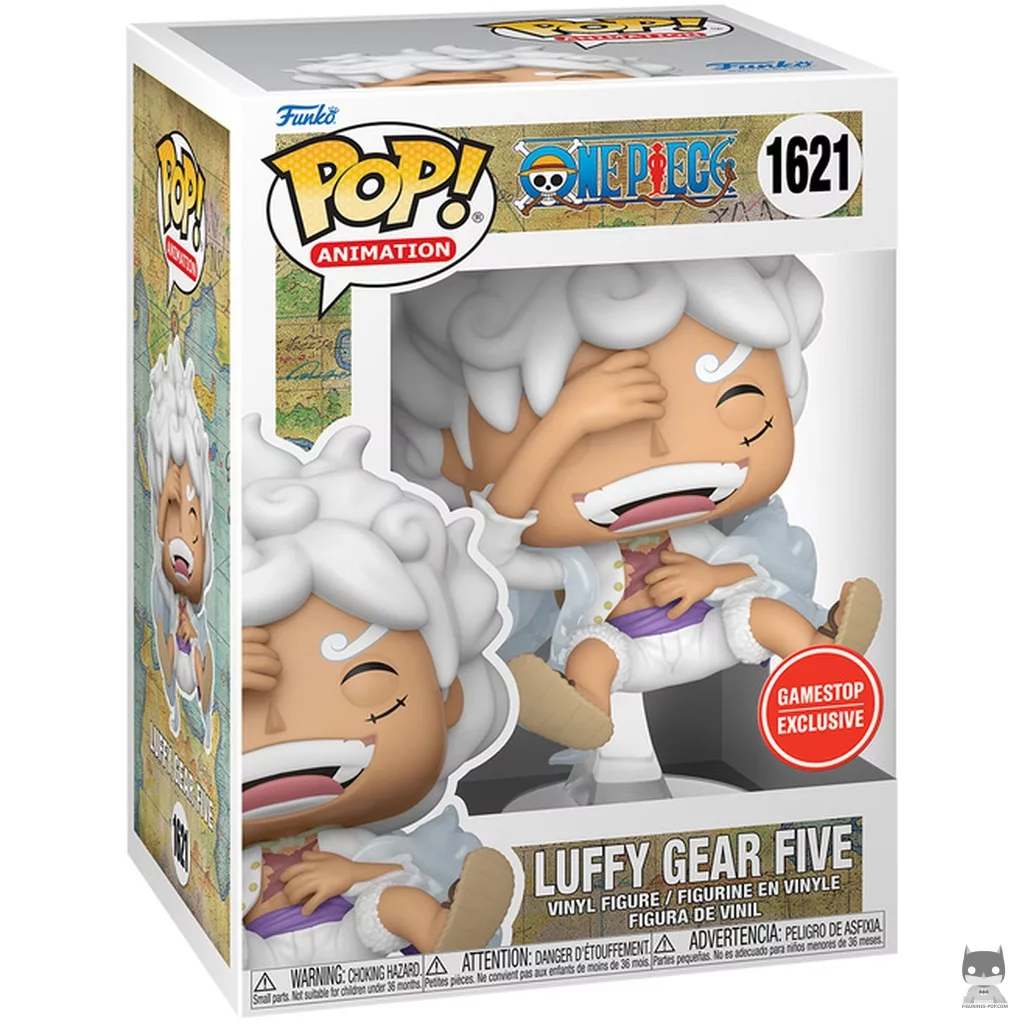 Figurine Funko POP Luffy Gear Five (Rire) avec boîte