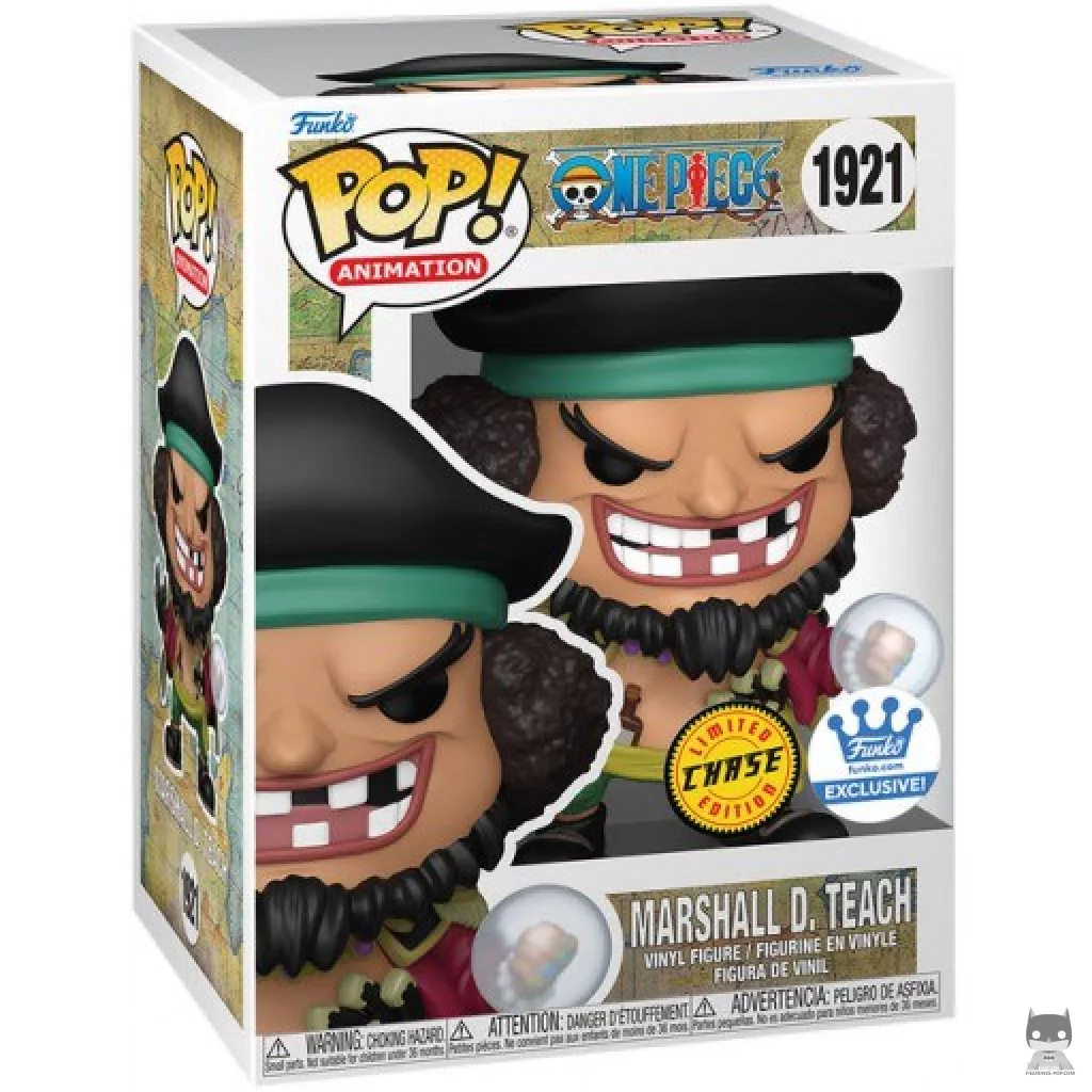 Figurine Funko POP Marshall D. Teach (Chase) avec boîte
