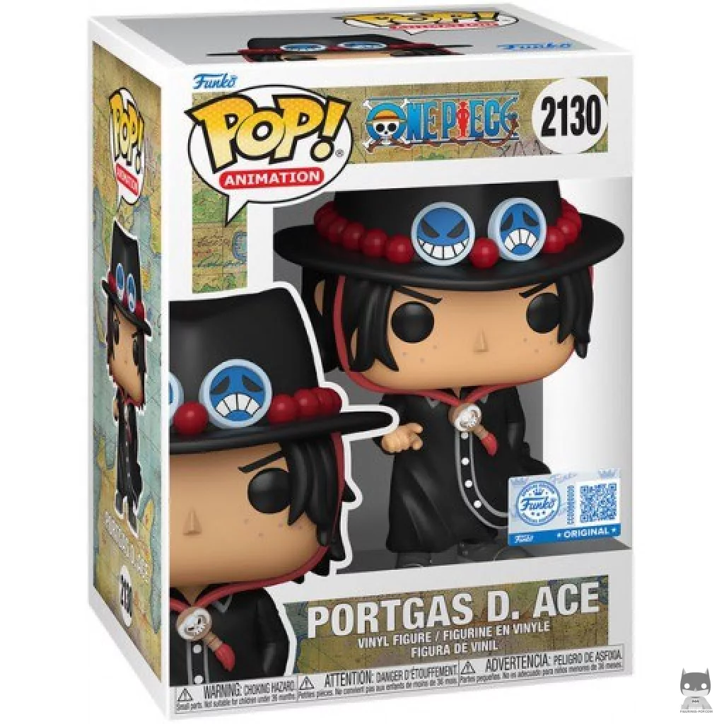 Figurine Funko POP Portgas D. Ace (Egghead) avec boîte