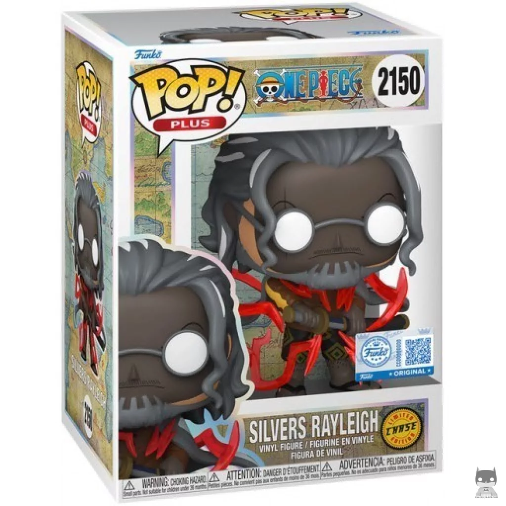 Figurine Funko POP Silvers Rayleigh (Egghead) (Chase) avec boîte