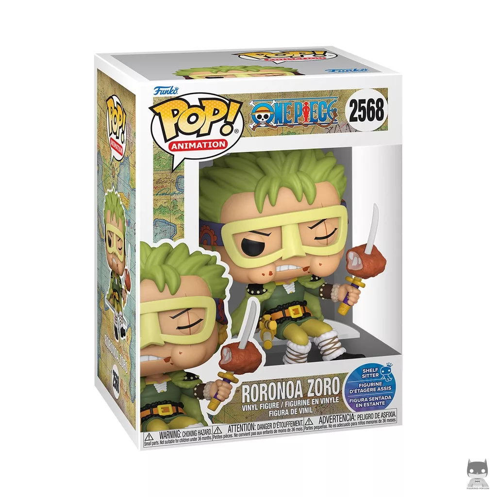 Figurine Funko POP Roronoa Zoro (figurine d'étagère) avec boîte