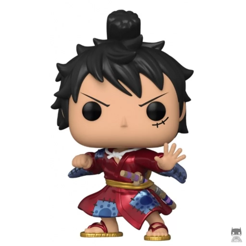 Figurine Funko POP Luffy en Kimono (Metallic) (One Piece)