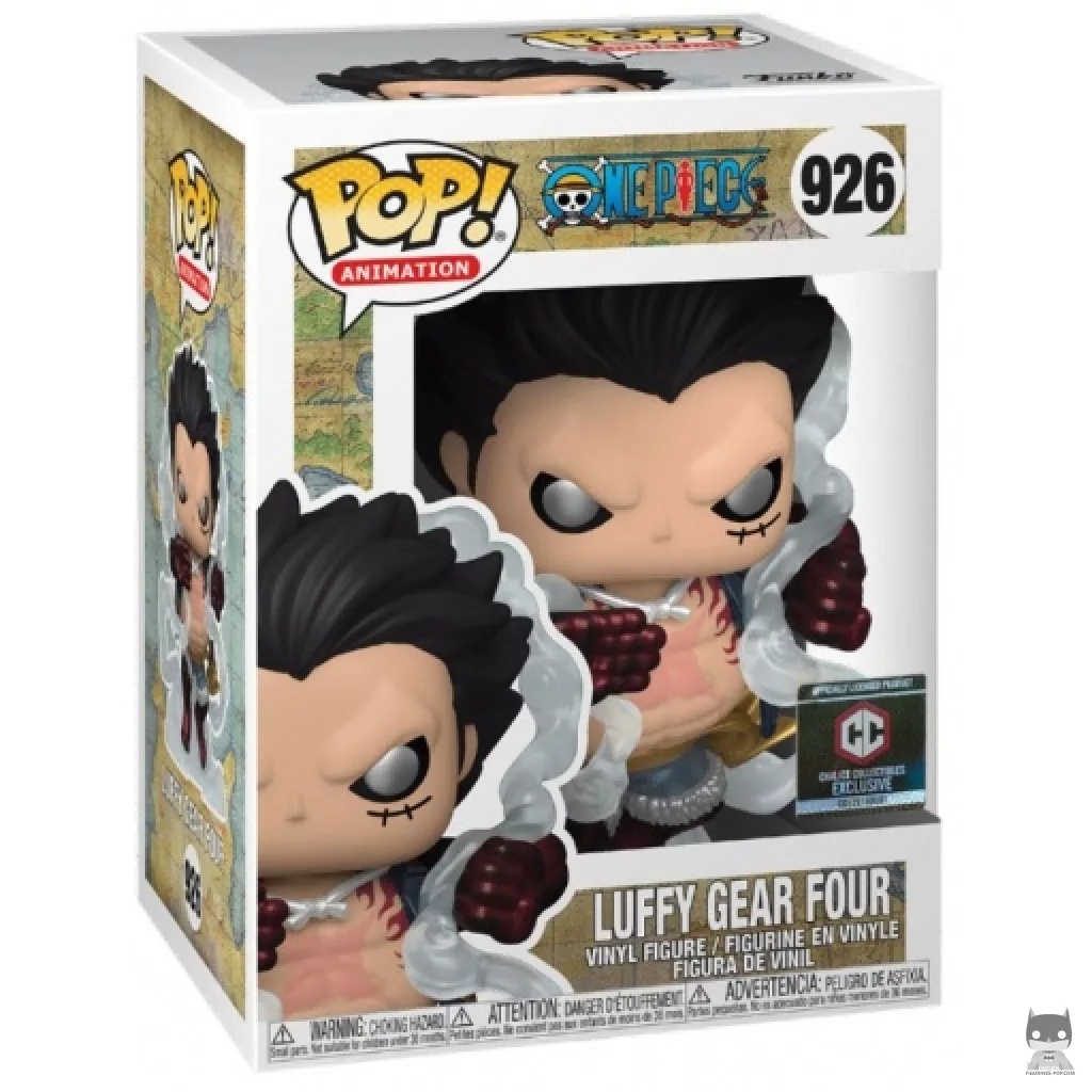 Figurine Funko POP Luffy Gear Fourth (Metallic) avec boîte