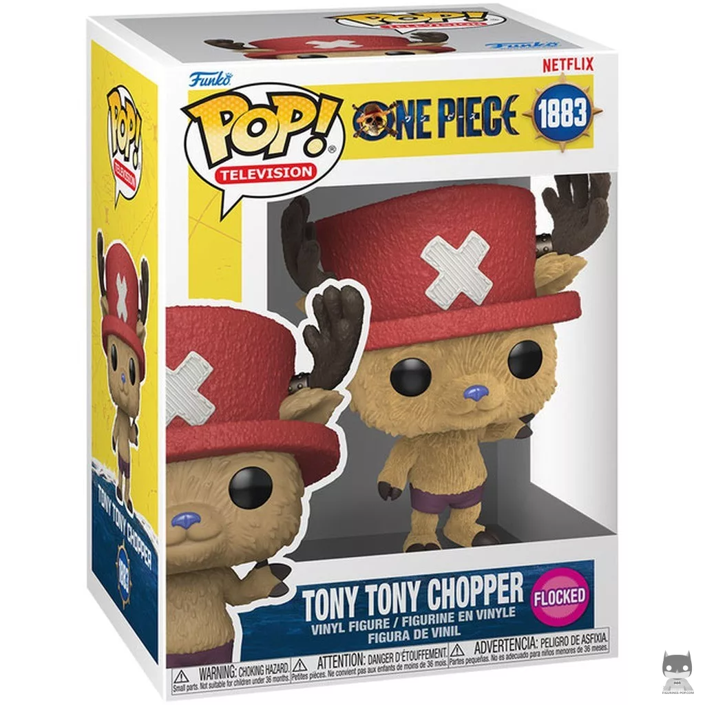 Figurine Funko POP Tony Tony Chopper (Flocked) avec boîte