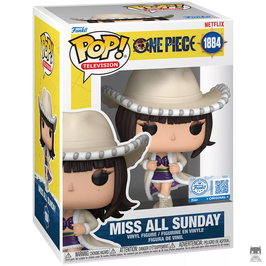 Figurine Funko POP Miss All Sunday avec boîte