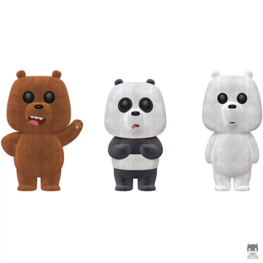Figurine Funko POP Grizzly, Panda & Polaire (Flocked) (Ours pour un et un pour t'ours)