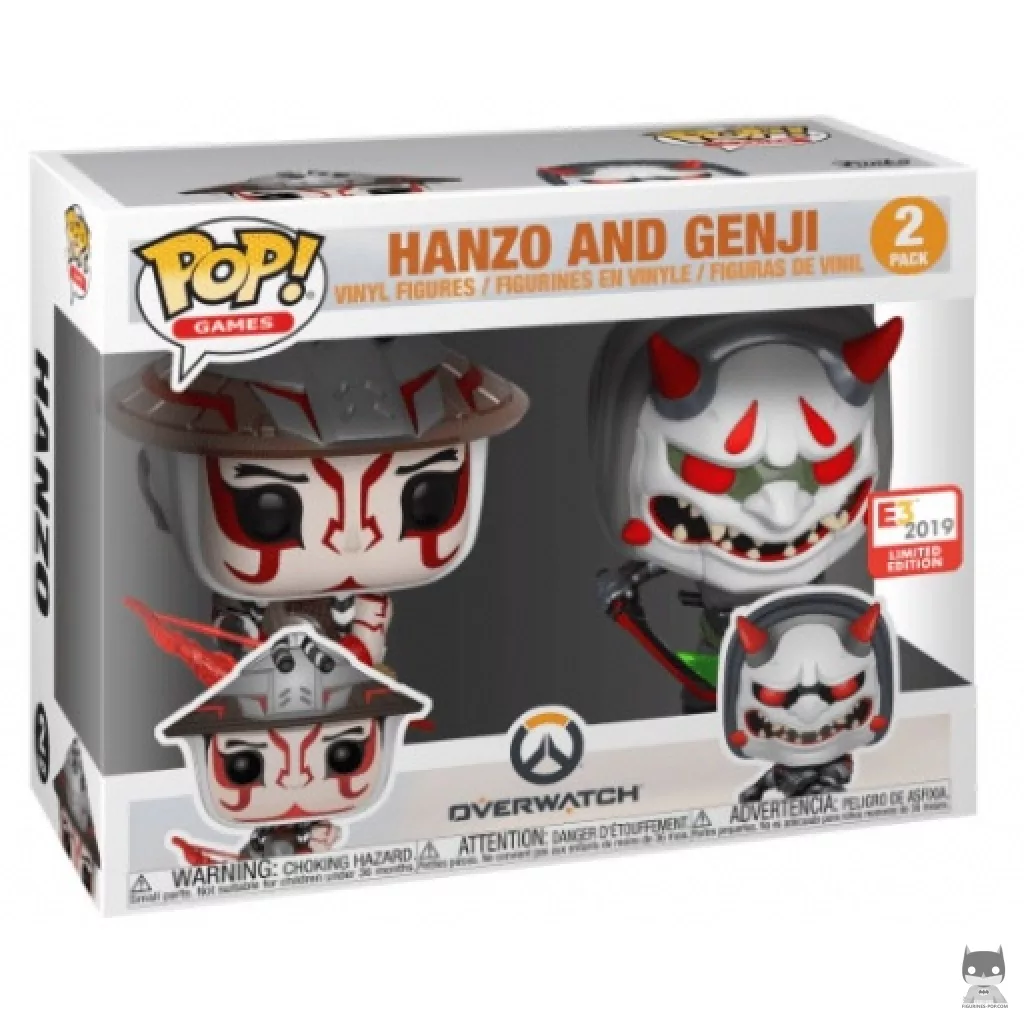 Figurine Funko POP Hanzo & Genji avec boîte