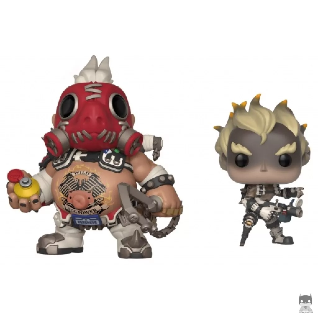 Figurine Funko POP Junkrat & Chopper (Skin Prisonnier) (Overwatch)