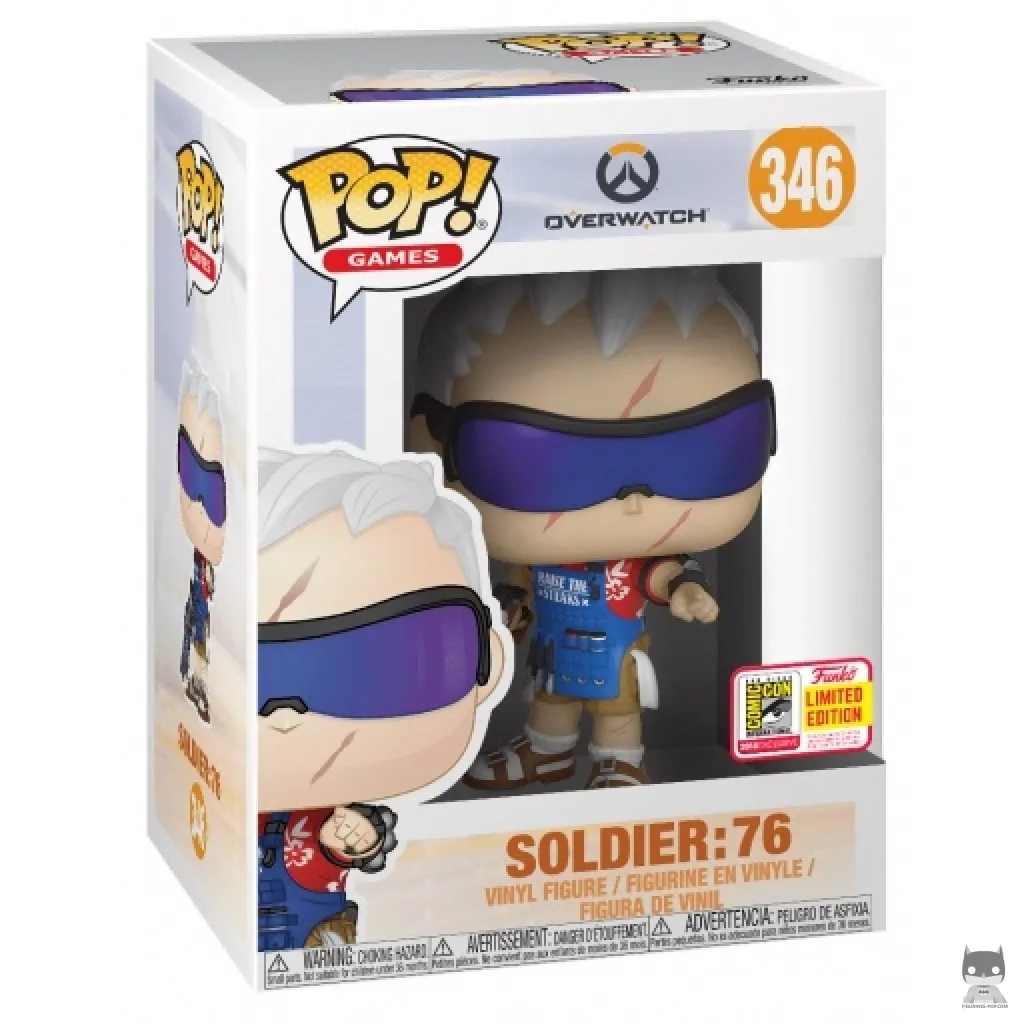 Figurine Funko POP Soldier 76 (Skin Grillmaster 76) avec boîte