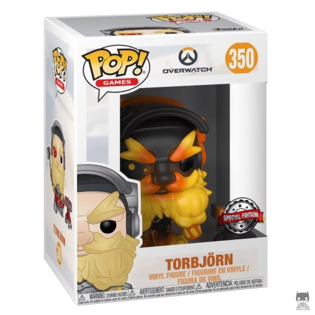 Figurine Funko POP Torbjörn avec Tourelle (Skin Noyau Fondu) avec boîte