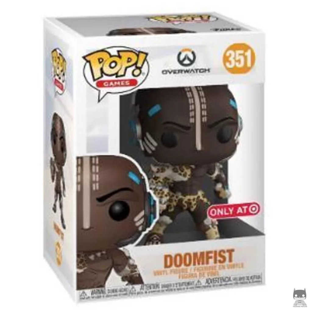 Figurine Funko POP Doomfist (Skin Leopard) avec boîte