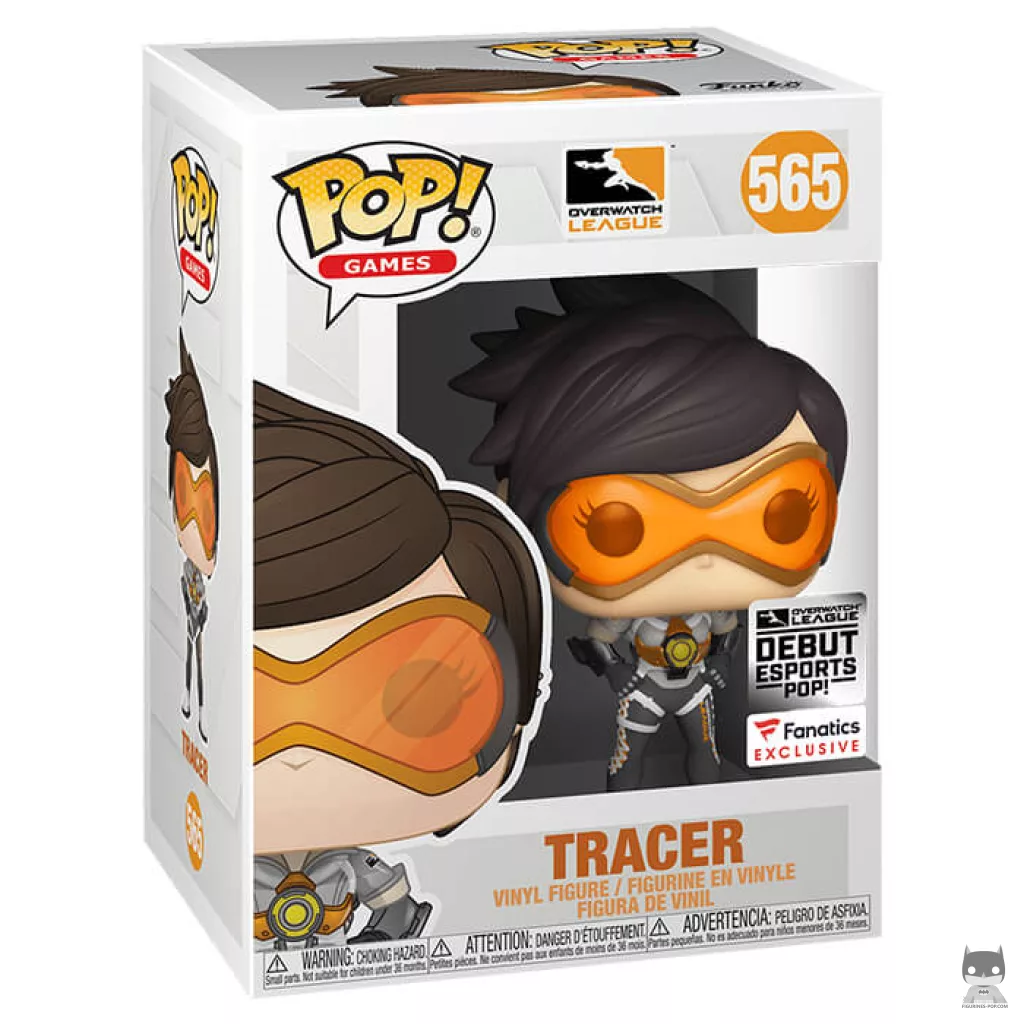 Figurine Funko POP Tracer (Overwatch League) avec boîte