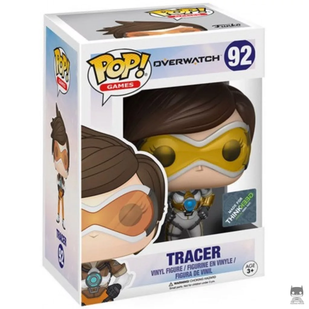 Figurine Funko POP Tracer (Doré) avec boîte