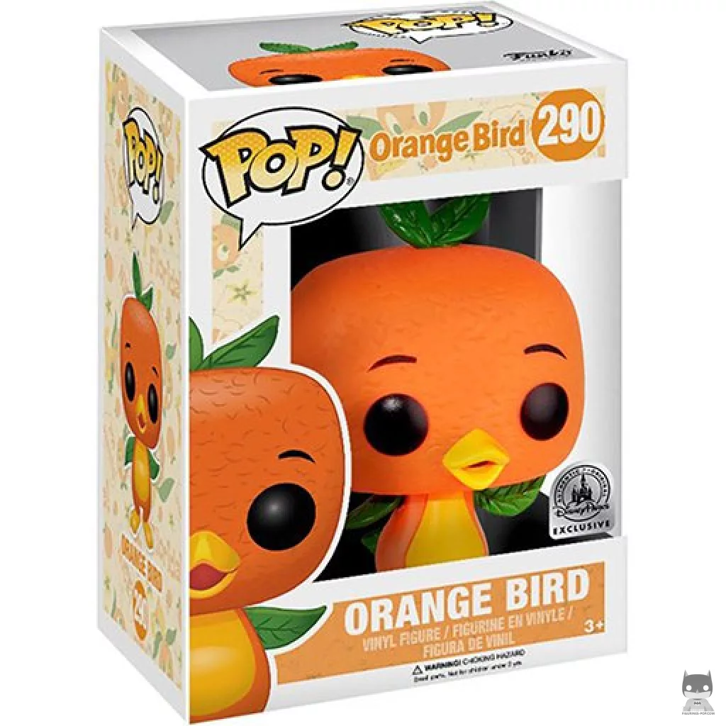 Figurine Funko POP Oiseau Orange avec boîte